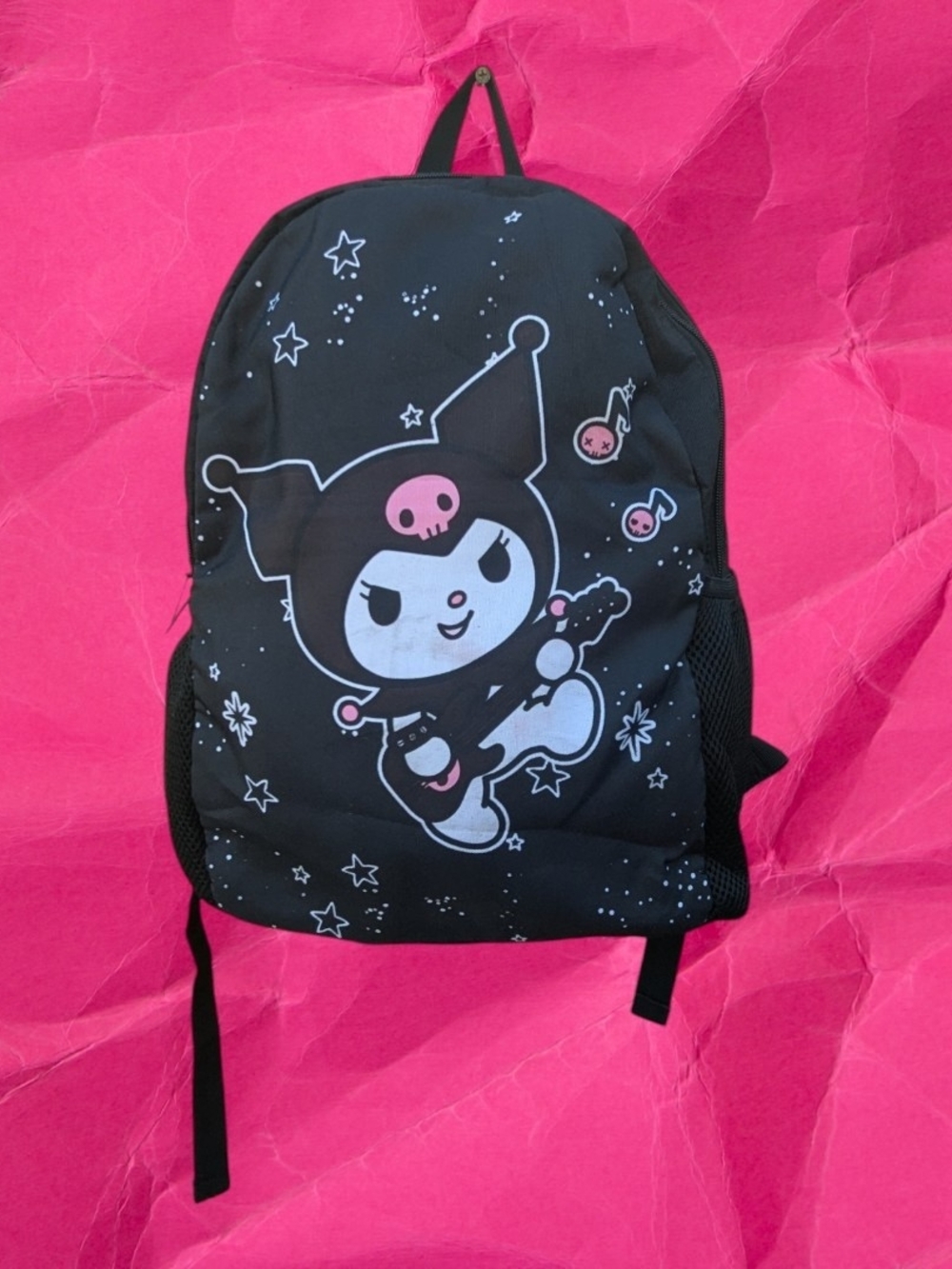 Kids Sanrio Kuromi Backpack with Pink Accents